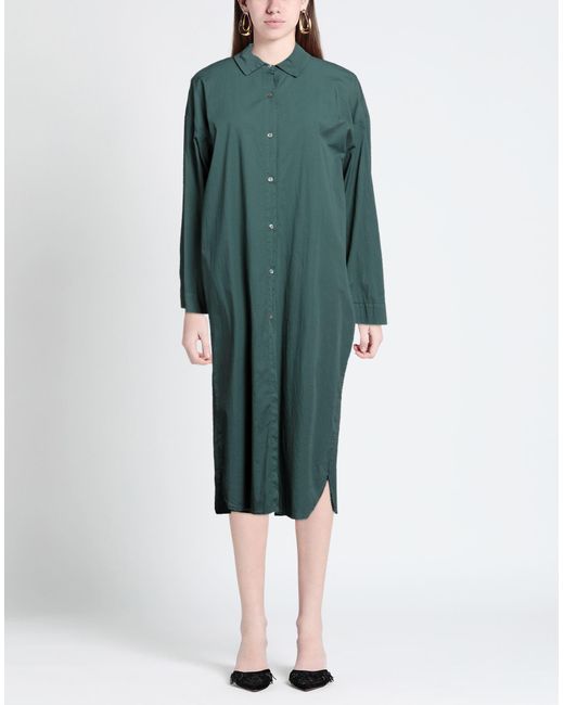 Crossley Green Midi Dress Cotton, Elastane