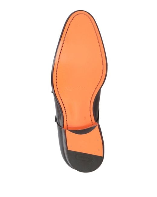 Santoni Brown Loafers for men