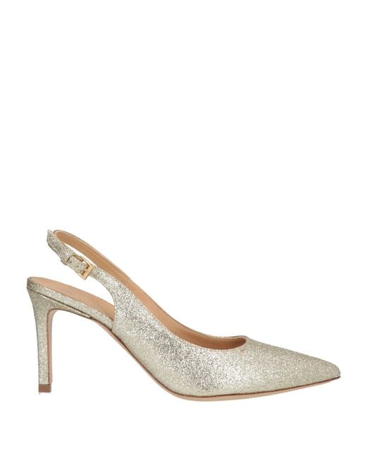 Roberto Festa White Pumps Textile Fibers