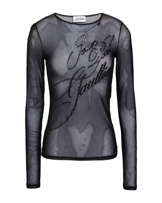 Jean Paul Gaultier Black Top Polyamide, Elastane