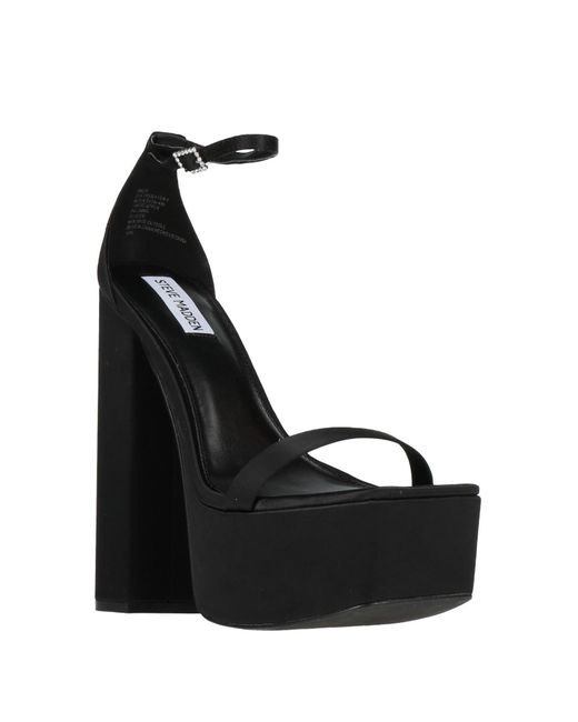 Steve Madden Black Sandals