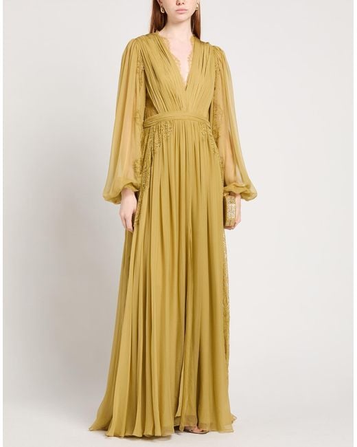 Zuhair Murad Yellow Maxi Dress