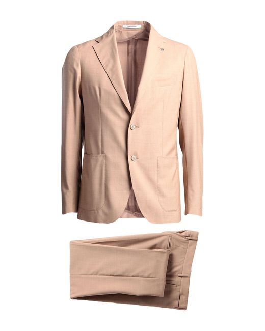 Tagliatore Pink Suit for men