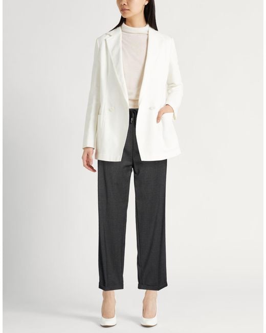 Gentry Portofino Gray Pants Virgin Wool, Elastane