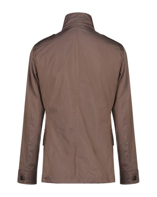 Moorer Brown Jacket Polyester for men