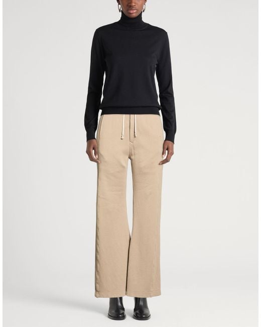 Rick Owens Natural Pants Cotton