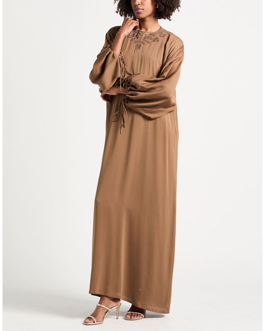 Max Mara Brown Maxi Dresses