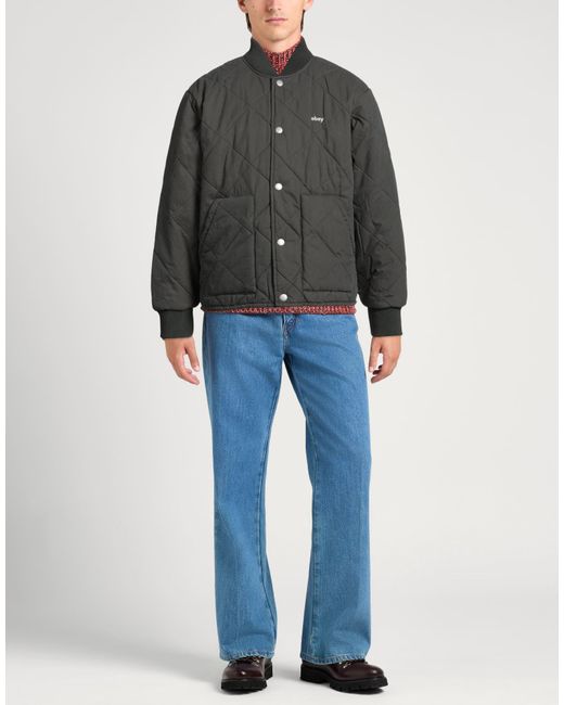 Obey Black Puffer for men
