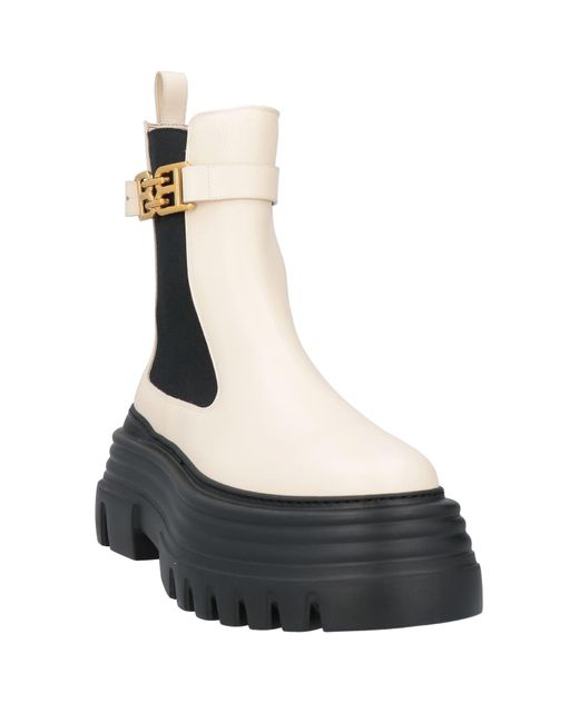 Bally White Stiefelette