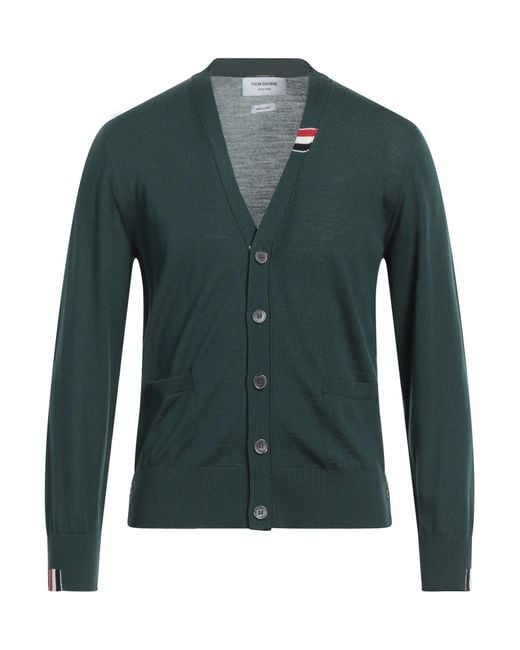 Thom Browne Green Cardigan for men