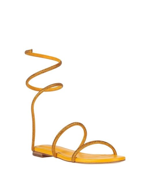 Lola Cruz Metallic Sandals