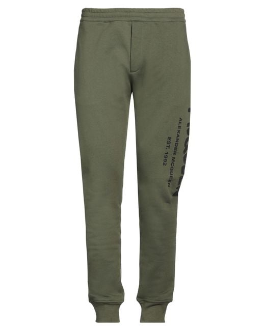 McQueen Green Trouser for men