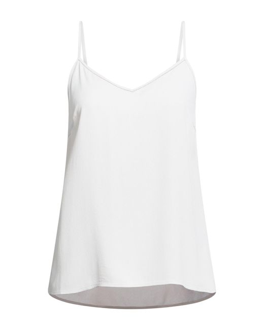 Fabiana Filippi White Light Top Acetate, Silk, Brass