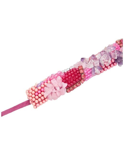 Isabel Marant Pink Bracelet Leather