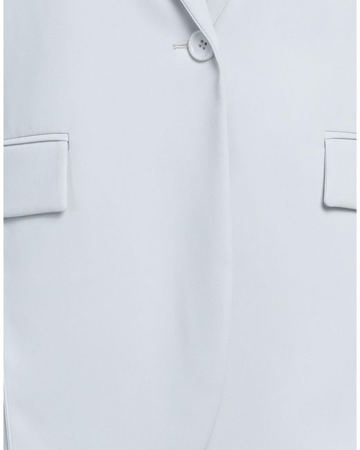 Patrizia Pepe Blue Blazer Polyester, Elastane