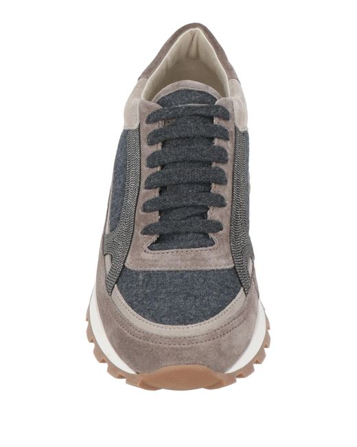 Brunello Cucinelli Gray Sneakers