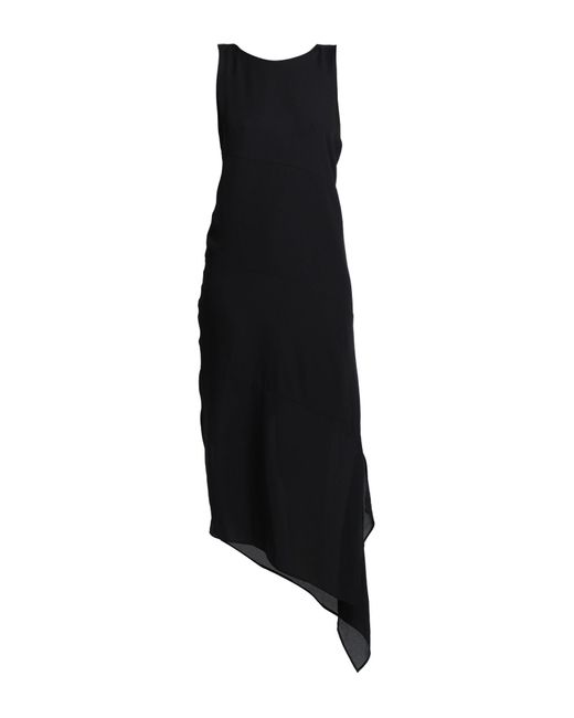 John Galliano Black Midi Dress