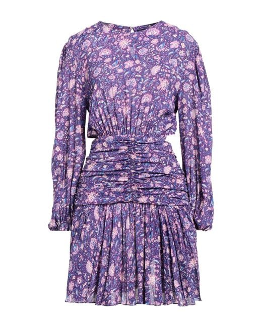 Maje Purple Mini Dress