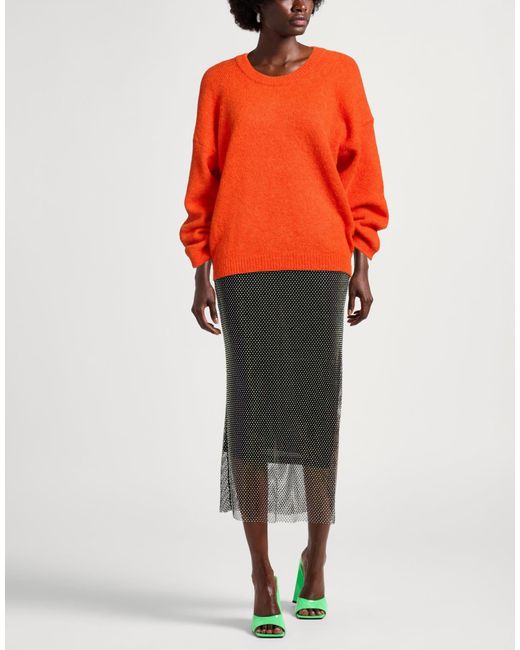 ViCOLO Orange Sweater Polyamide, Wool, Alpaca Wool, Elastane