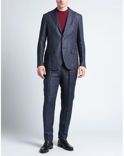 Luigi Borrelli Napoli Blue Suit for men