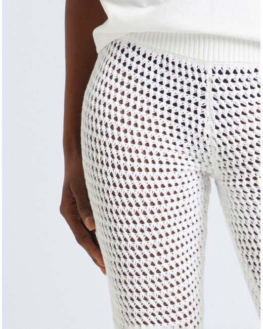 DSquared² White Pants Cotton