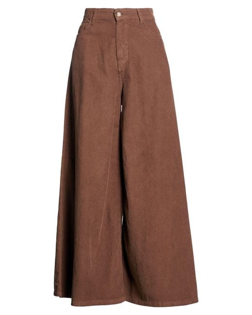 CROCHÈ Brown Pants Cotton