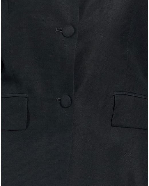 REMAIN STUDIO Black Jacket Lyocell, Linen, Polyester