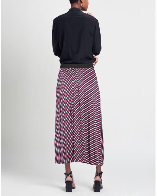 Anonyme Designers Purple Midi Skirt