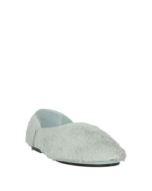 Jil Sander White Mokassin