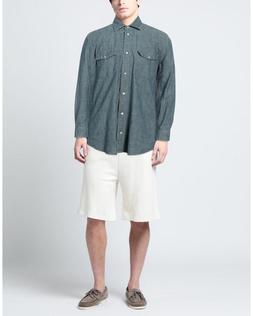 Dondup Blue Denim Shirt for men