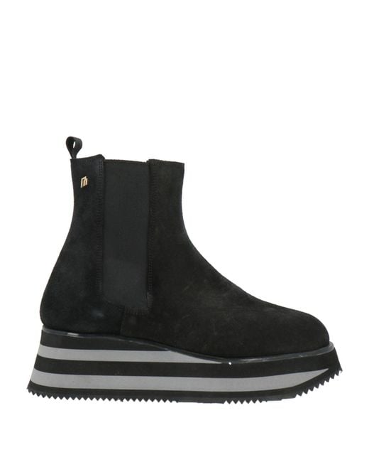 Frau Black Ankle Boots