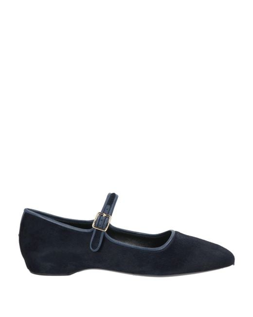 Giorgio Armani Blue Ballet Flats