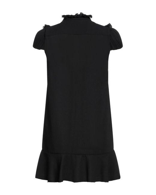 DSquared² Black Mini Dress Polyester