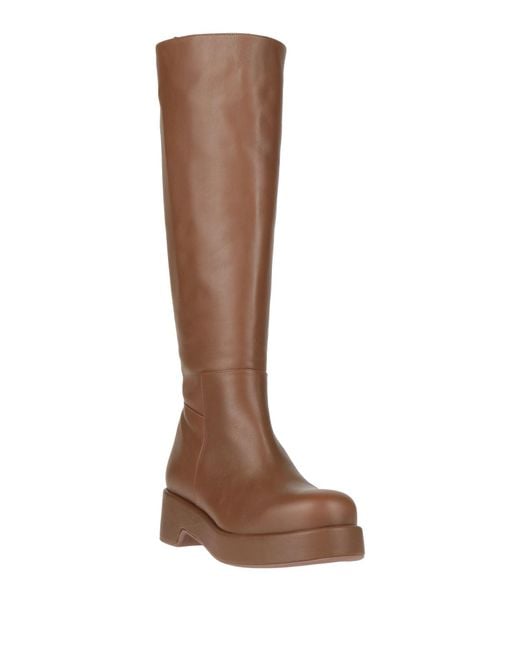 Paloma Barceló Brown Boot Leather