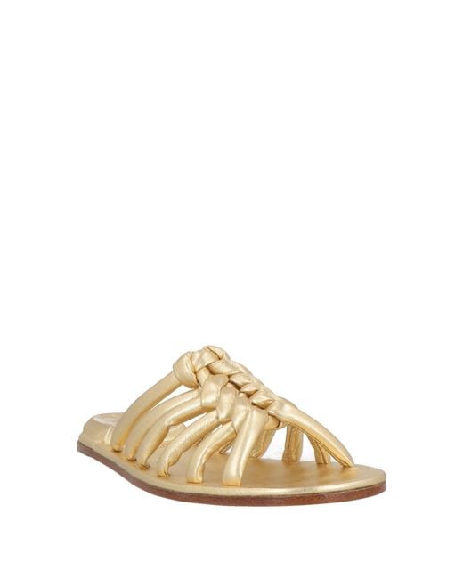 Officine Creative Natural Sandals Leather