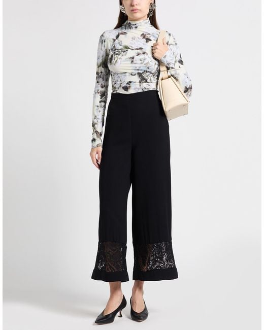 Gai Mattiolo Black Pants Polyester, Polyamide