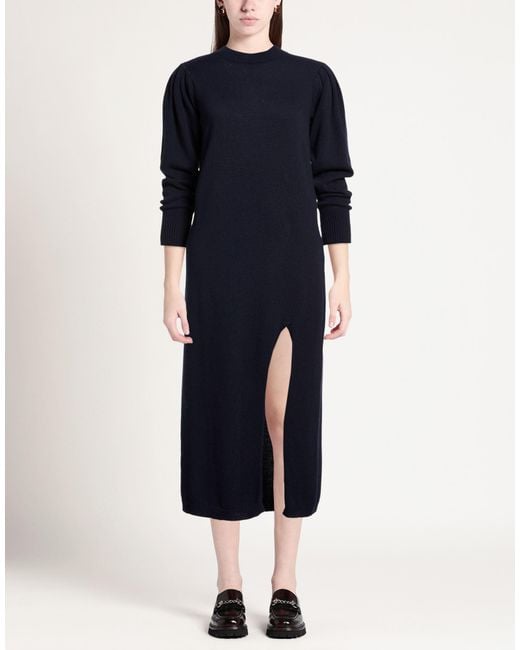 Rebel Queen Blue Midi Dresses