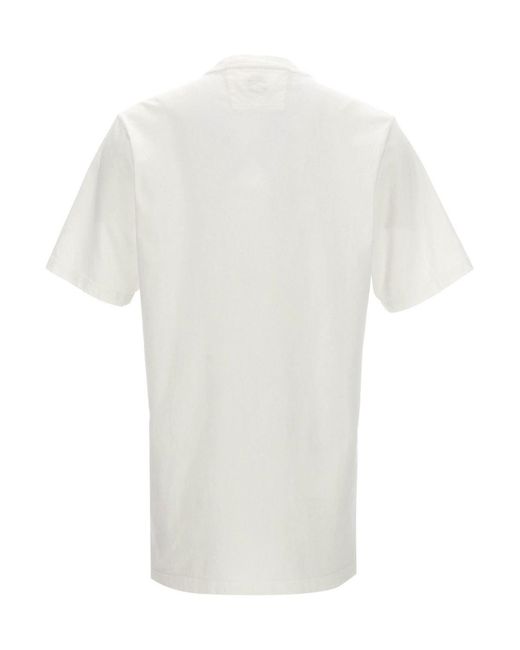 T-shirt di C P Company in White da Uomo