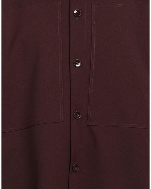 Jil Sander Purple Shirt Polyester for men