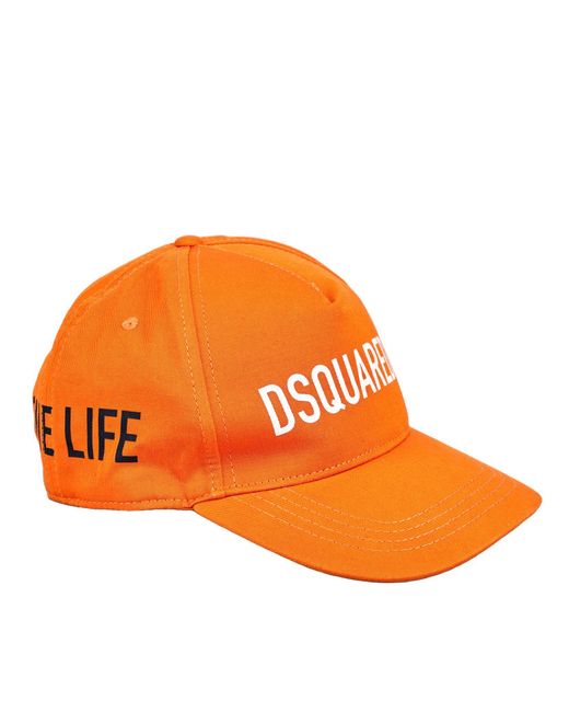 Sombrero DSquared² de hombre de color Orange