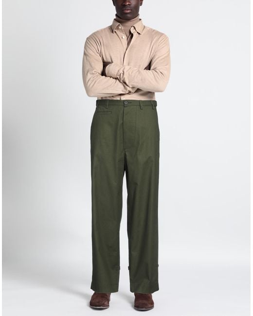 KENZO Green Trouser for men