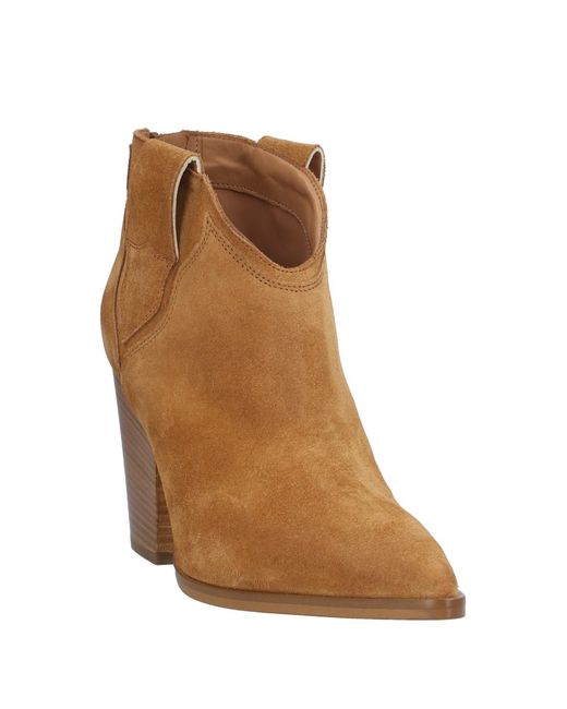 Janet & Janet Brown Ankle Boots Soft Leather