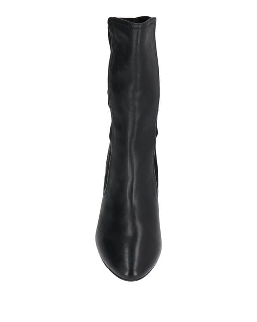 Stuart Weitzman Black Ankle Boots Leather