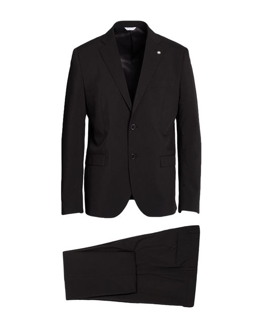 Manuel Ritz Black Suit for men