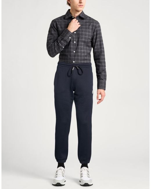 Moncler Blue Midnight Pants Cotton, Polyamide for men