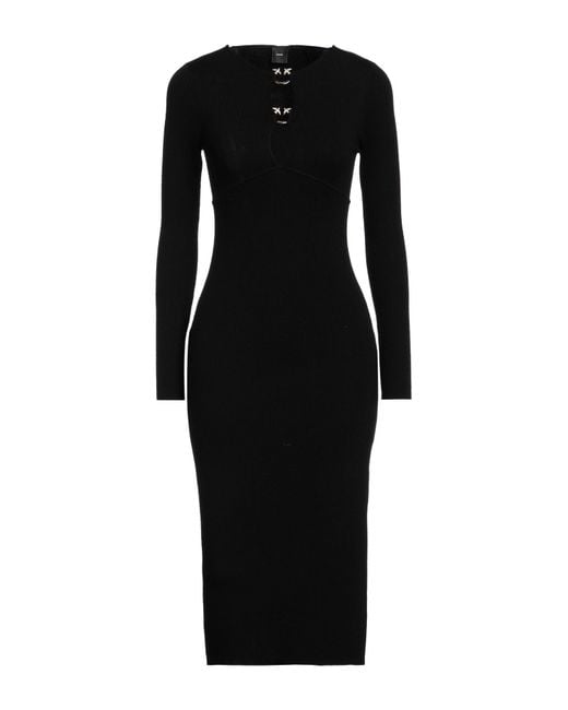 Pinko Black Midi Dress