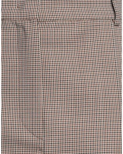 Sportmax Gray Light Mini Skirt Virgin Wool, Polyester, Elastane
