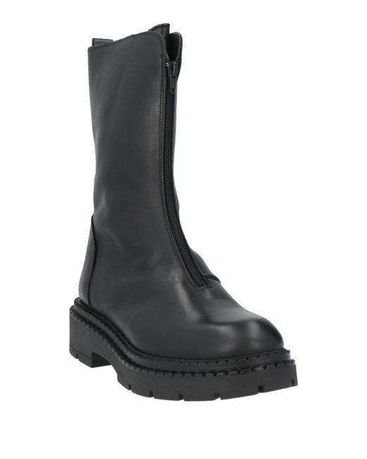 i love italy Black Ankle Boots Leather