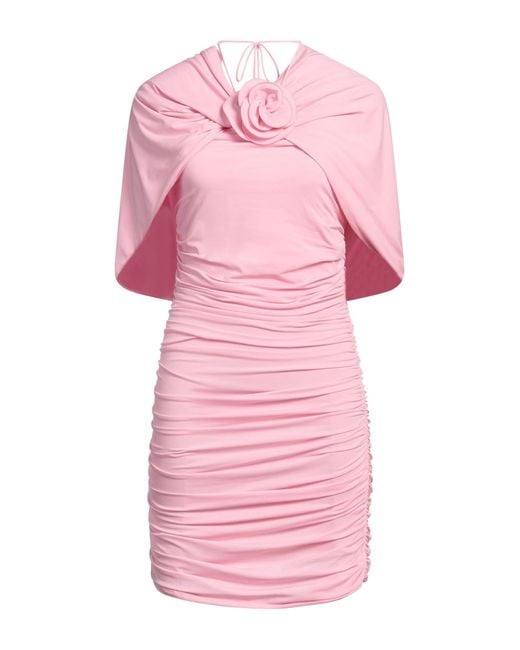 Magda Butrym Pink Midi Dress Polyamide, Elastane