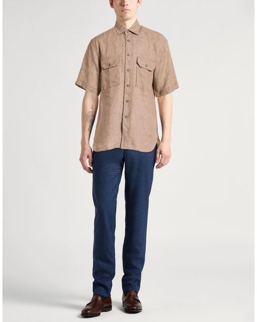 Camisa Xacus de hombre de color Natural